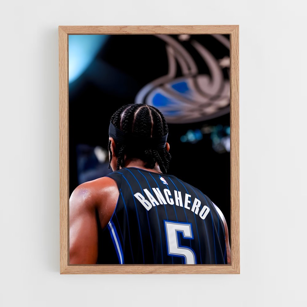 Poster Paolo banchero – affiche Basketball (vue 4)